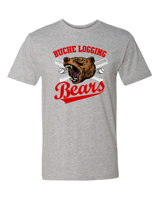 Bears Baseball Bats Youth or Adult T-Shirt