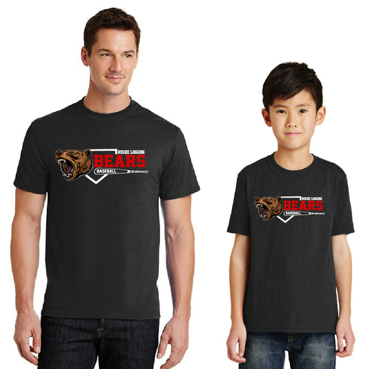 Bears Baseball Diamond Youth or Adult T-Shirt