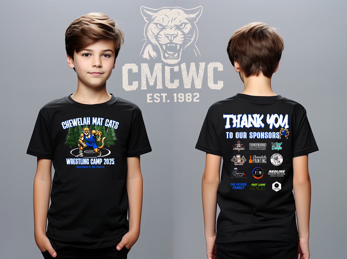 Chewelah Wrestling Camp 2025 Youth or Adult T-Shirt