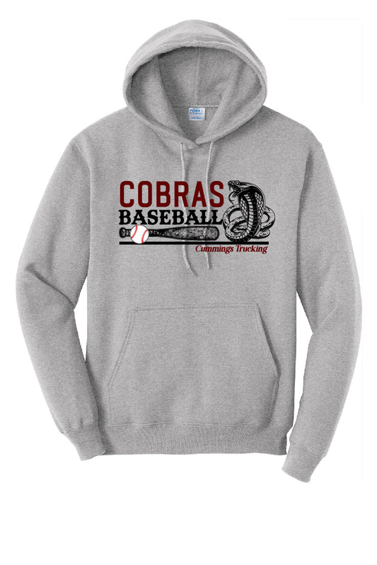Cobras Baseball Adult Hoodie