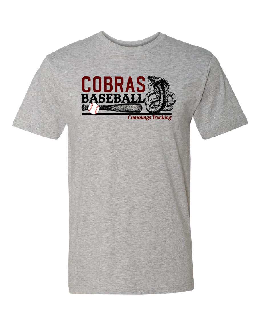 Cobras Baseball Youth or Adult T-Shirt