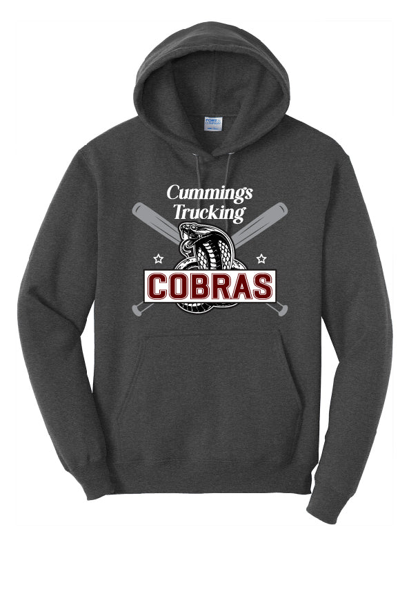 Cobras Baseball Bats Youth Hoodie