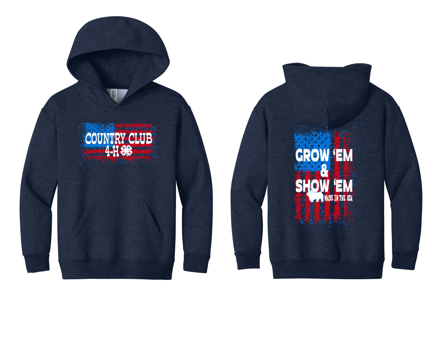 Country Club 4H Youth or Adult Hoodie