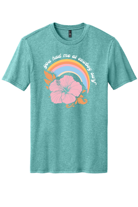 You Had Me At Cowboy Surf Adult T-shirt