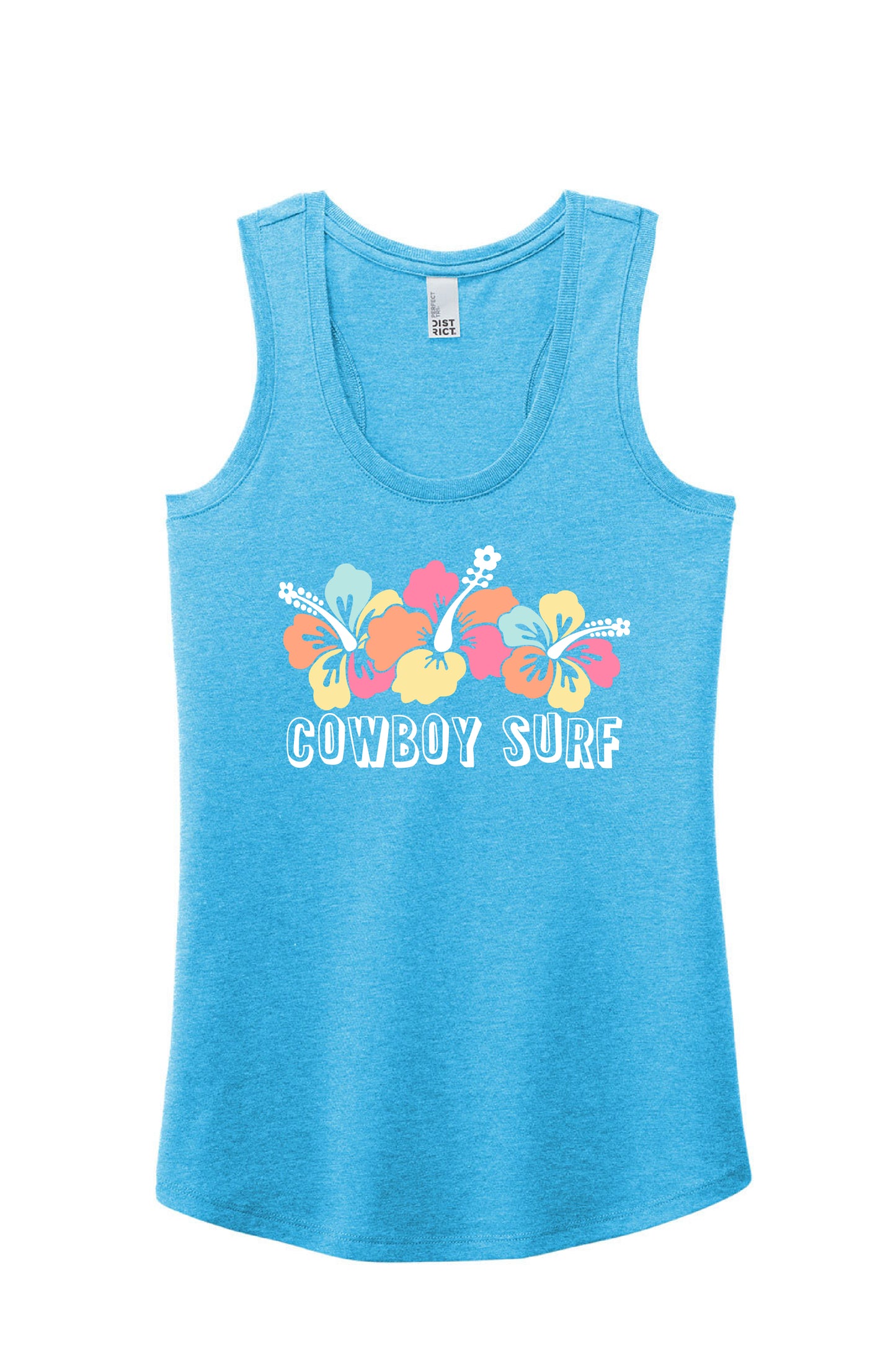 Cowboy Surf Flower Women's Tank Top