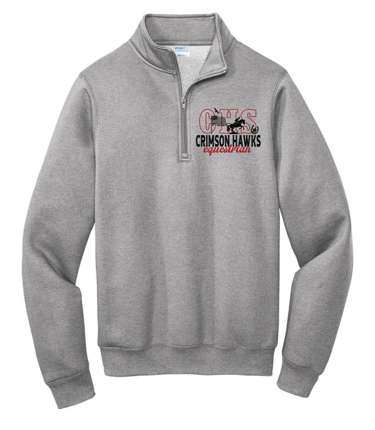 CHS Crimson Hawks Equestrian Quarter Zip