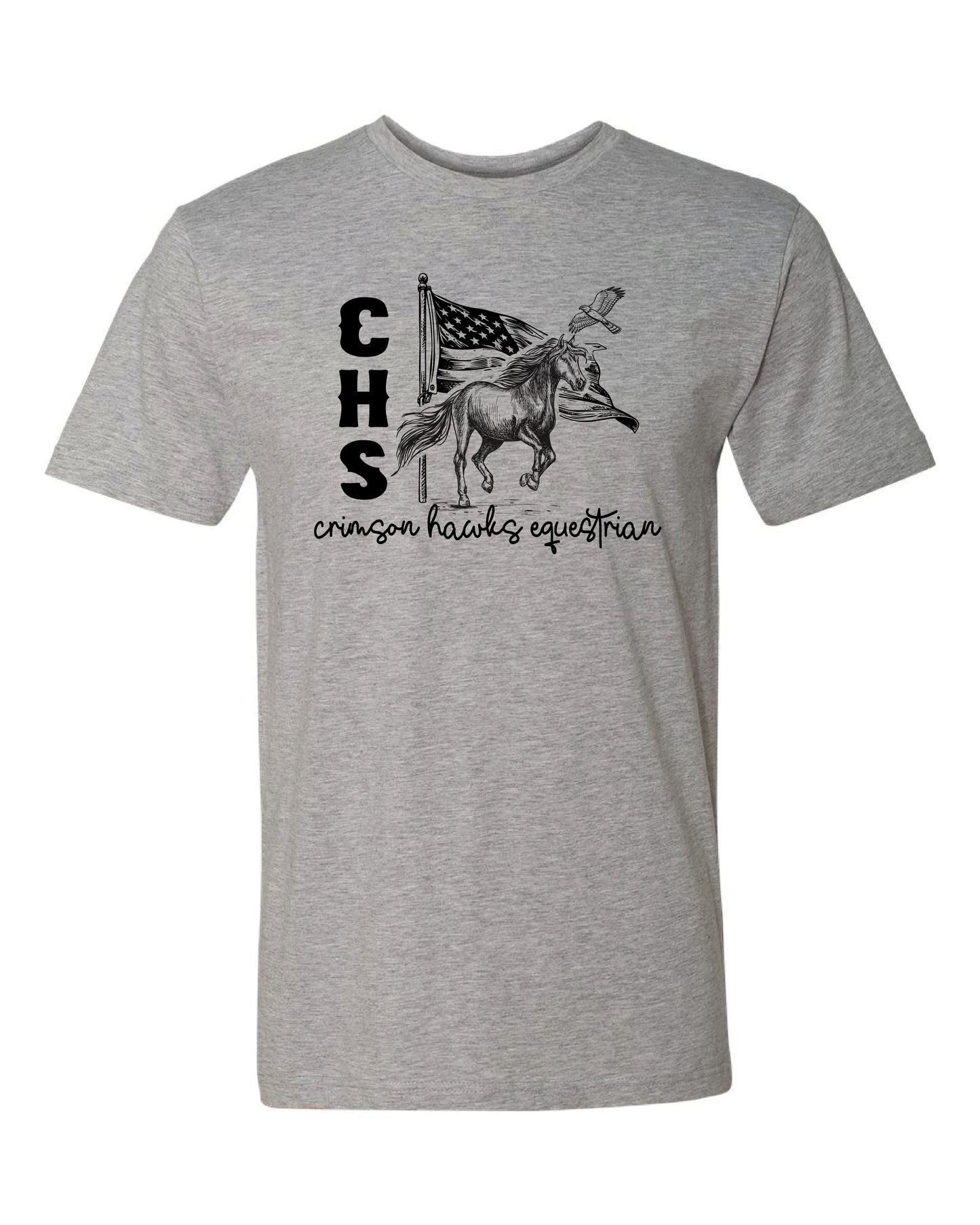 Crimson Hawk Equestrian T-Shirt