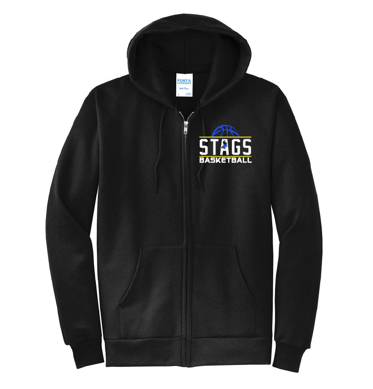 Stag Basketball Basic Zip Up