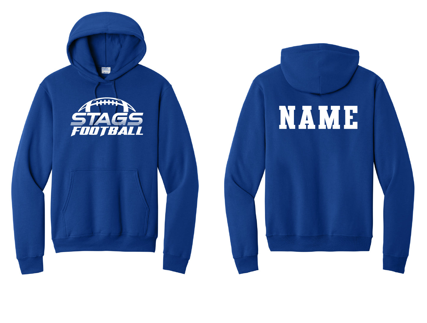 Stag Football Basic Hoodie