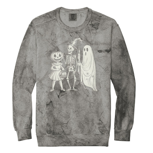 Color Blast Vintage Halloween Crewneck