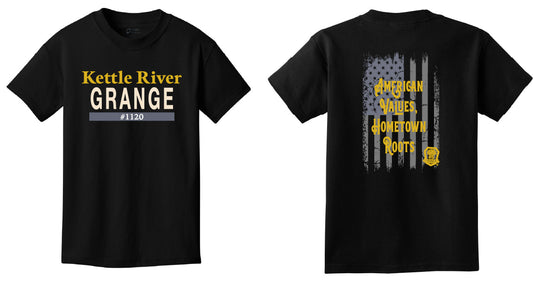 Kettle River Grange Flag Youth or Adult T-shirts