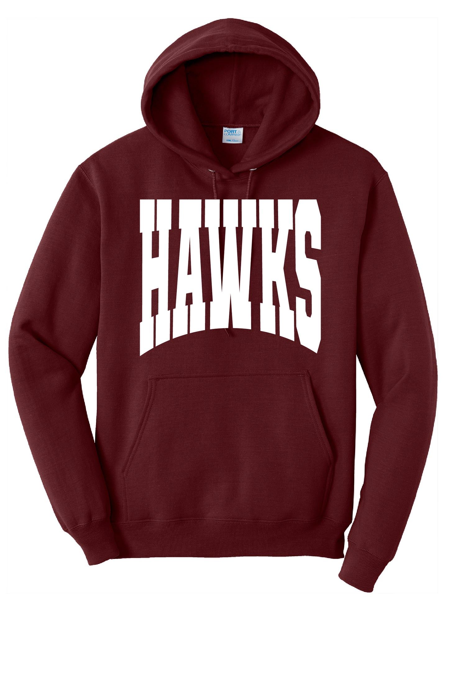 Hawks Large Print Hoodie