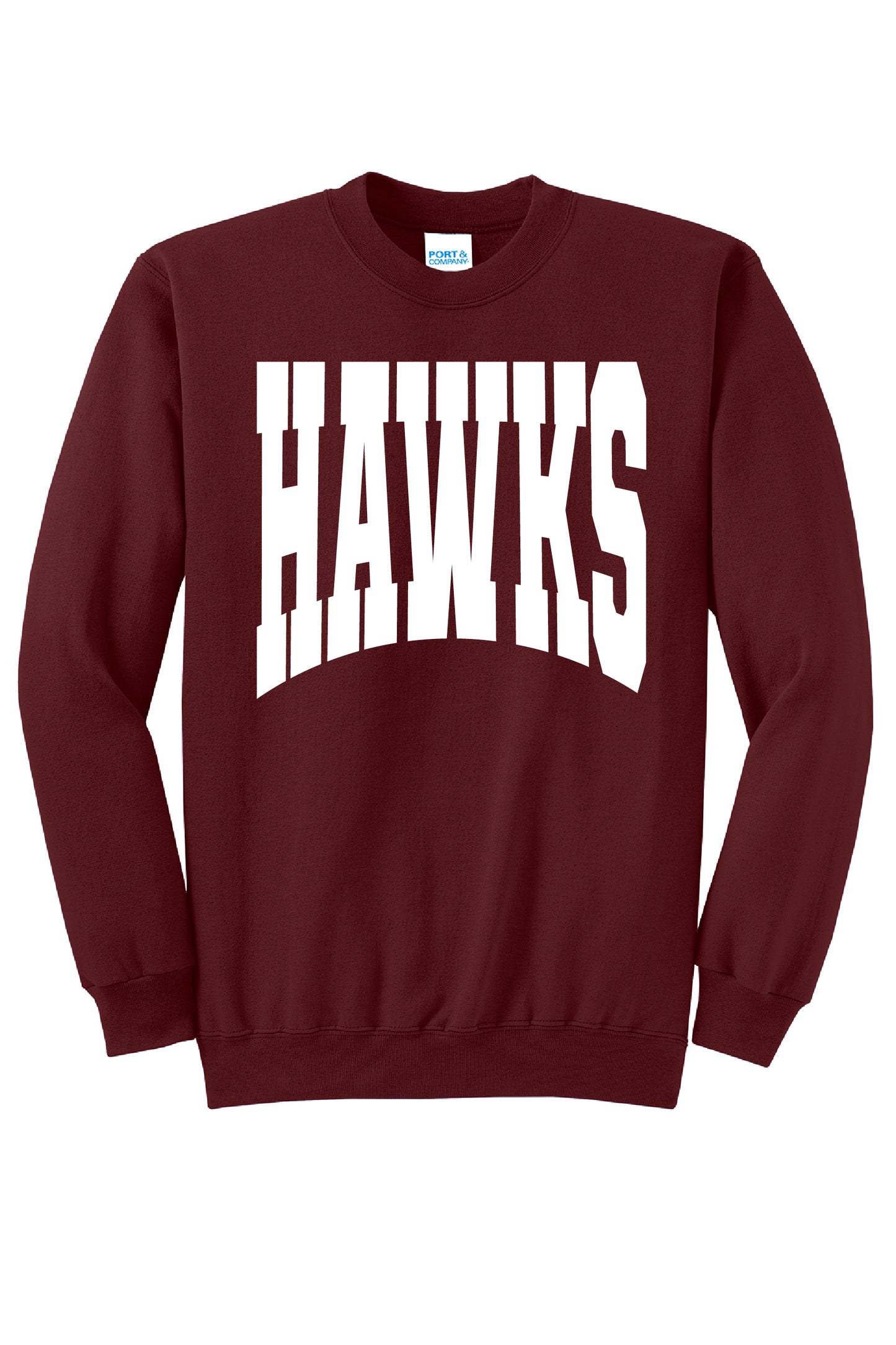Hawks Large Print Crew