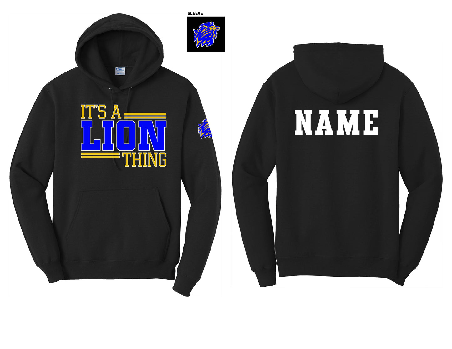 It's a Lions Thing Hoodie PERSONALIZED