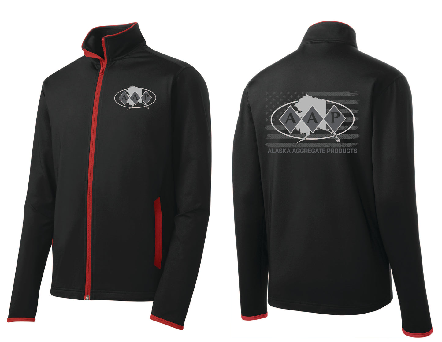 AAP Mens Sport Tek Zip-up