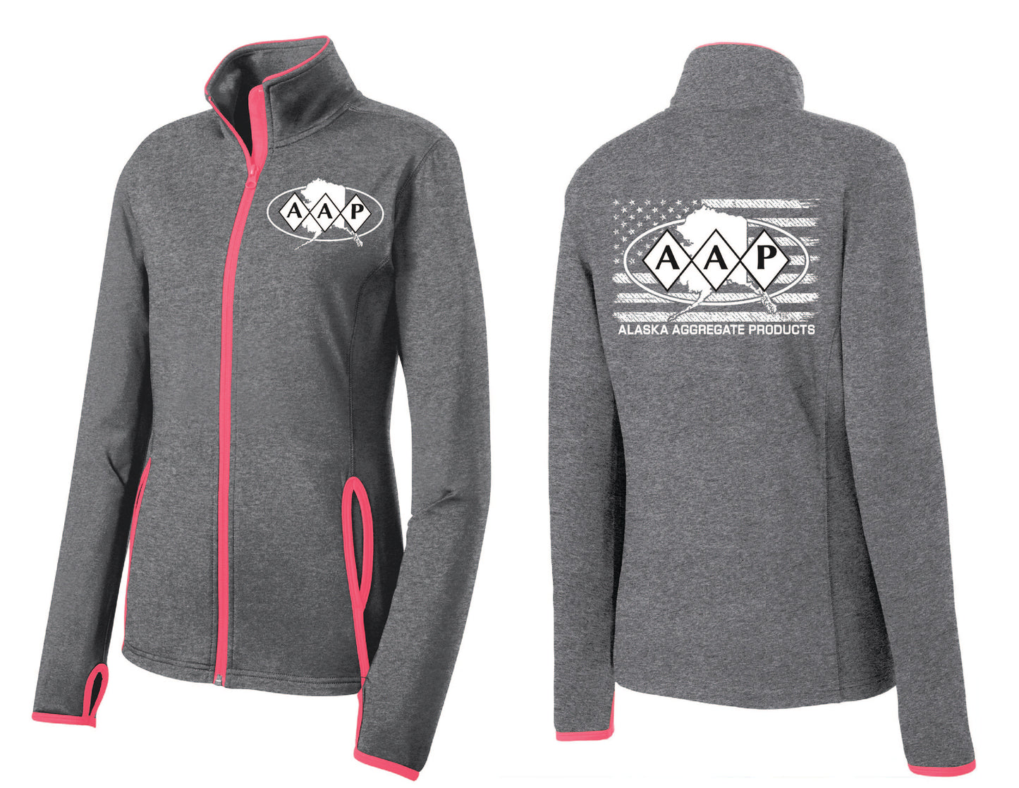 AAP Womens Sport Tek Zip-up