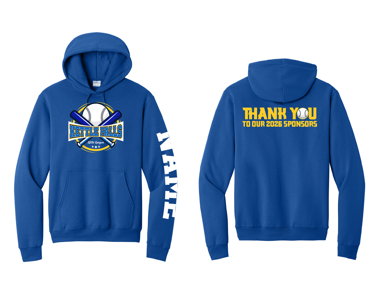 KF Little League Royal Hoodie