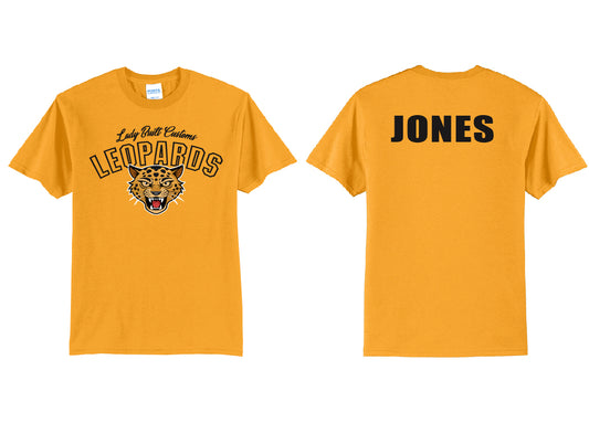 Leopards Baseball PERSONALIZED Youth or Adult T-Shirt