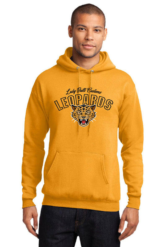Leopards Baseball Adult Hoodie