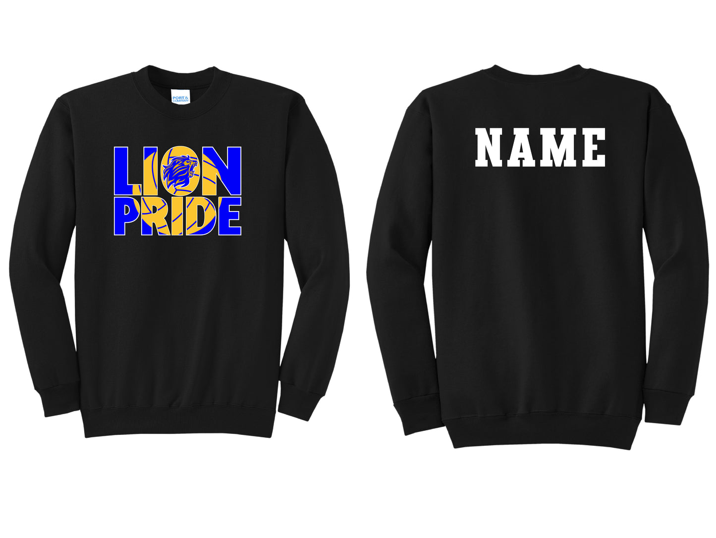 Lions Pride Volleyball Crewneck PERSONALIZED