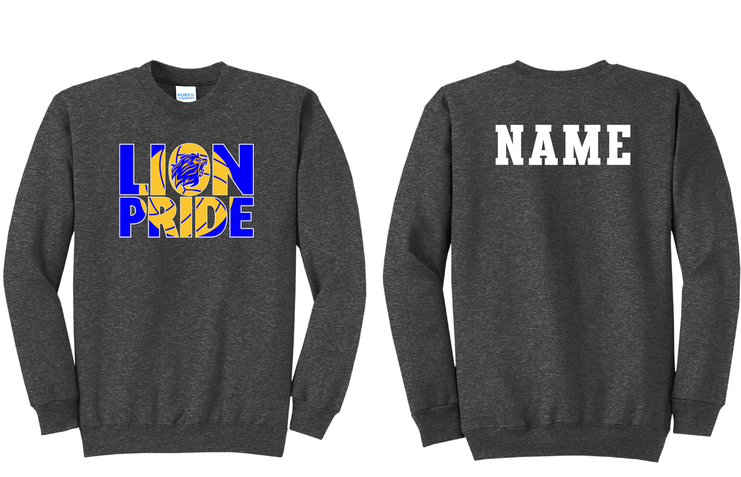 Lions Pride Volleyball Crewneck PERSONALIZED