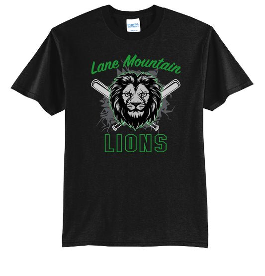 Lions Baseball Bats Youth or Adult T-Shirt