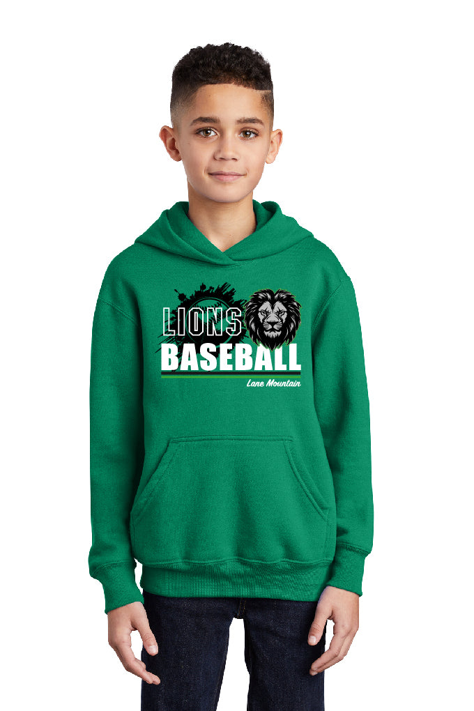 Lions Baseball Youth Hoodie