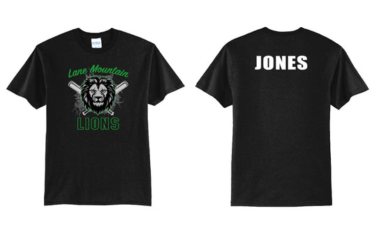 Lions Baseball Bats PERSONALIZED Youth or Adult T-Shirt