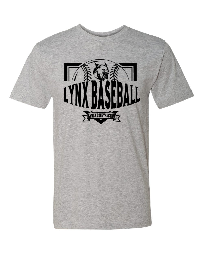Lynx Baseball Youth or Adult T-Shirt