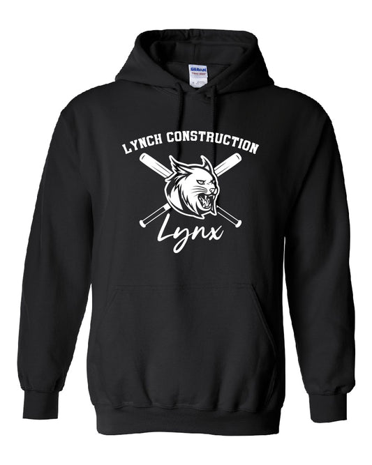 Lynx Baseball Bats Adult Hoodie