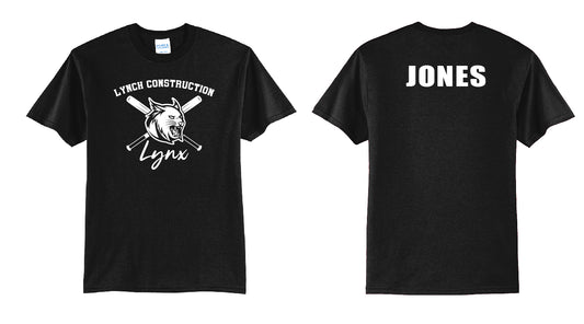 Lynx Baseball Bats PERSONALIZED Youth or Adult T-Shirt