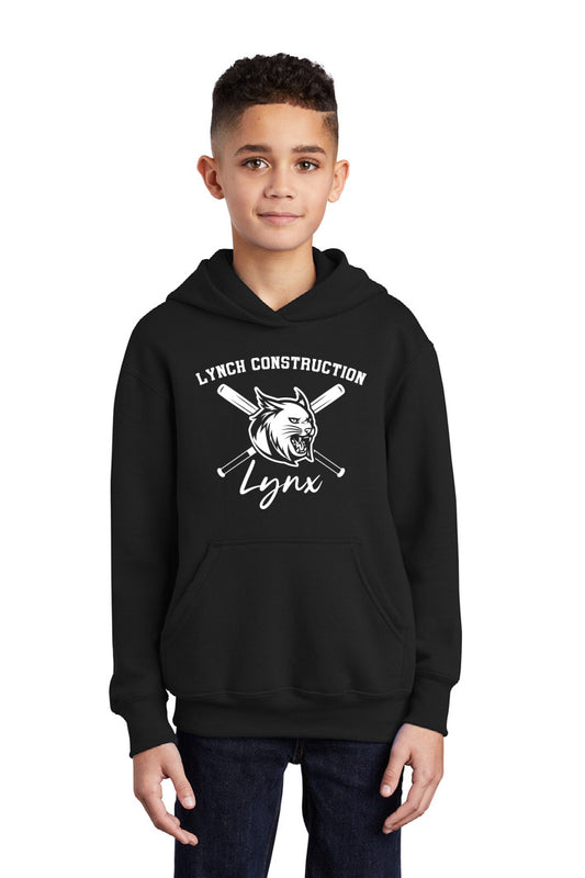 Lynx Baseball Bats Youth Hoodie