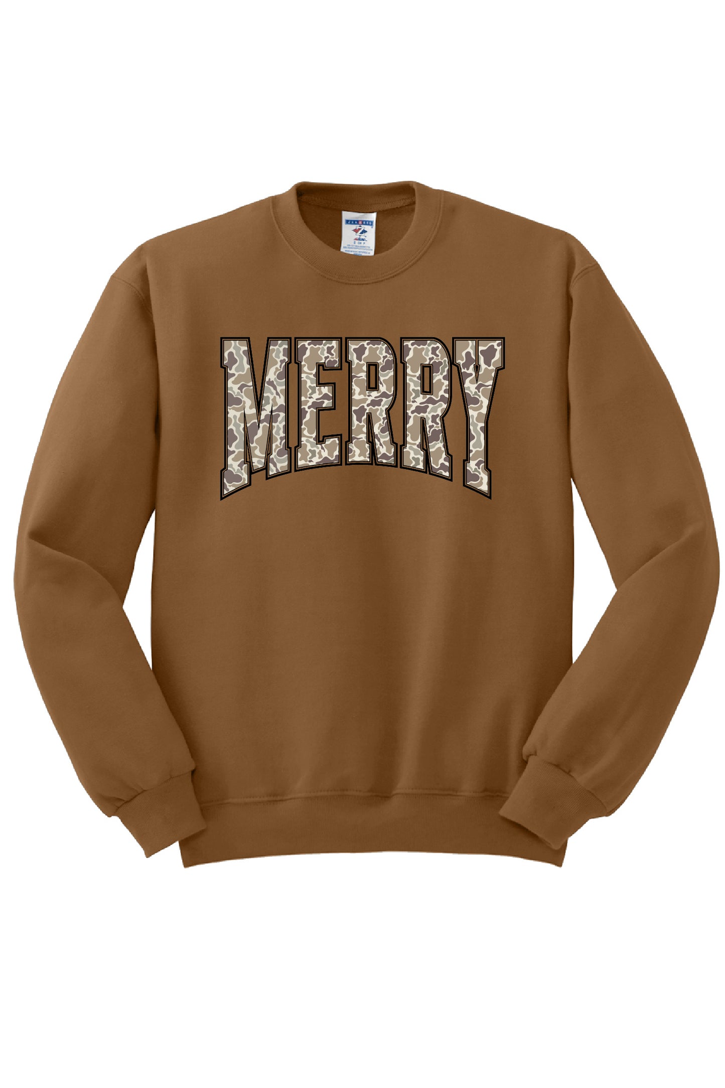 Camo Merry Crewneck