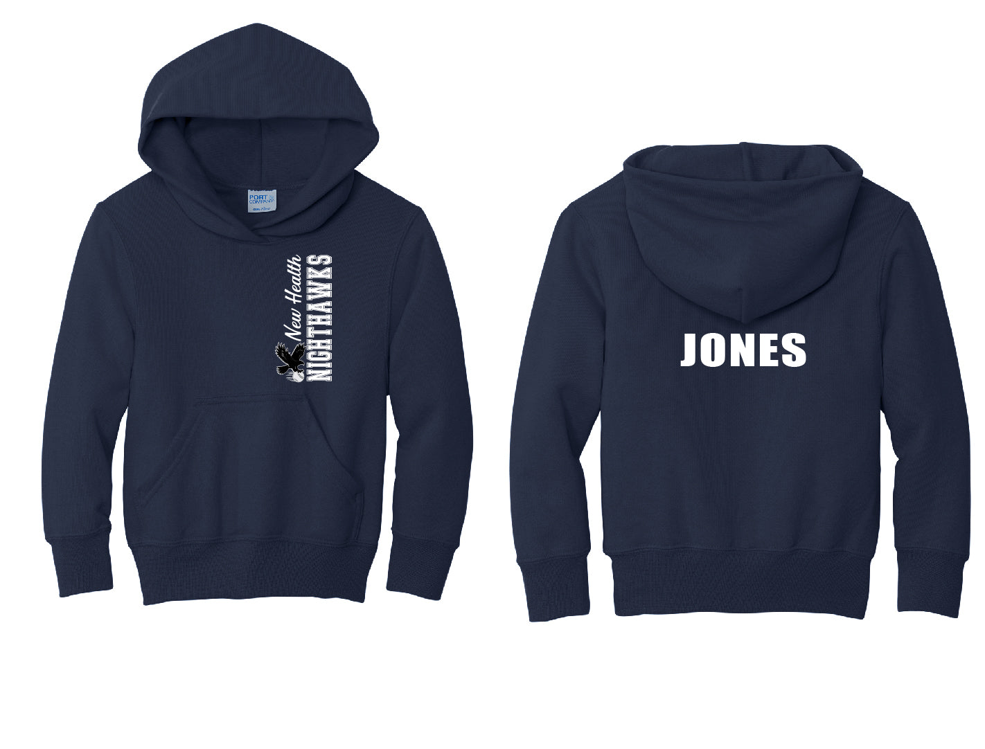 Nighthawks Baseball PERSONALIZED Youth Hoodie