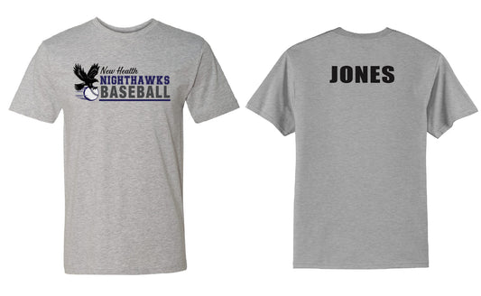 Nighthawks Baseball Stripes PERSONALIZED Youth OR Adult T-Shirt