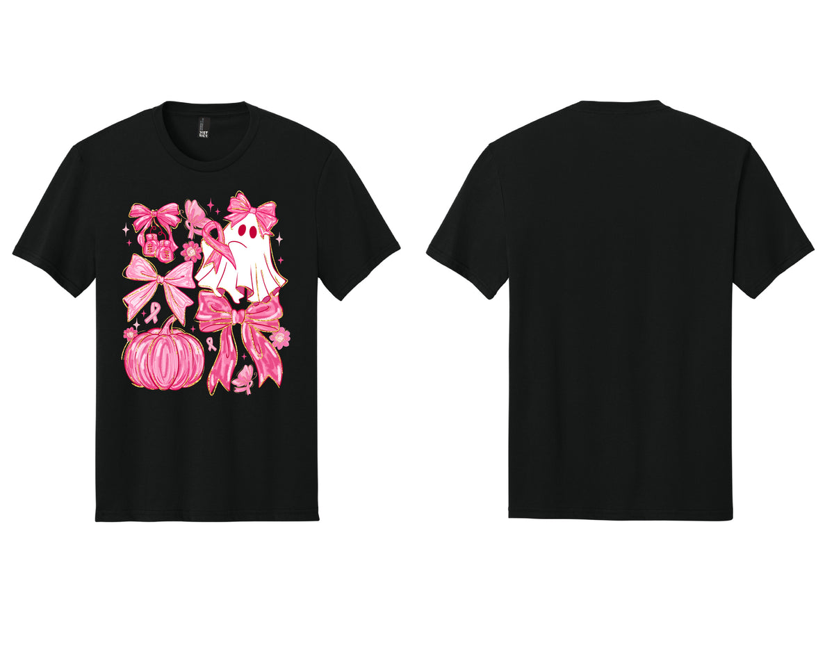 Pink Out Ribbon Collage T-Shirt