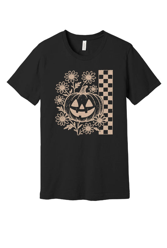 Checkered Pumpkin T-Shirt