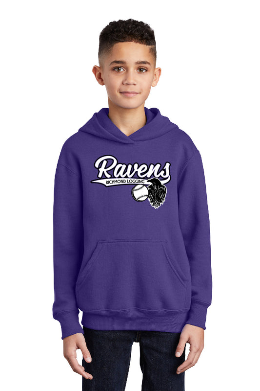 Ravens Baseball Youth Hoodie