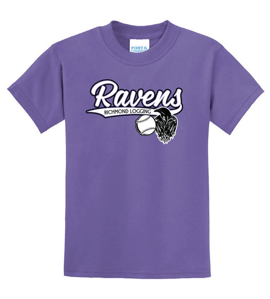 Ravens Baseball Youth or Adult T-Shirt