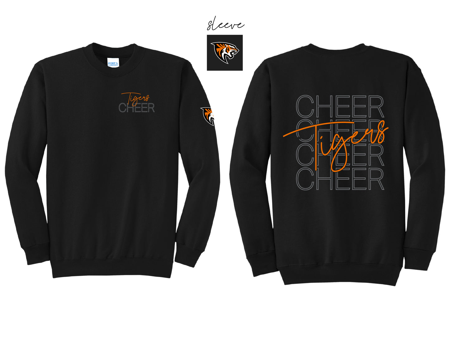 Tigers Cheer Crewneck