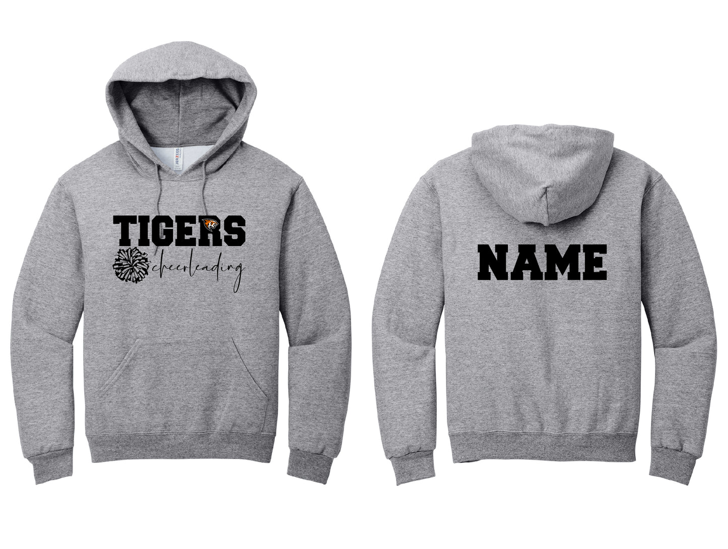 Tigers Cheerleading Hoodie PERSONALIZED