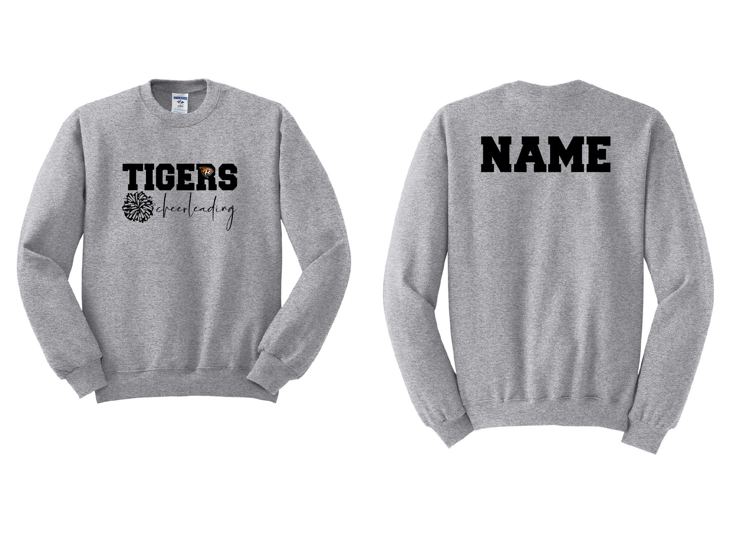 Tigers Cheerleading Crewneck PERSONALIZED