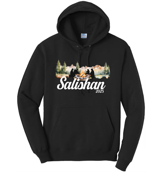 Salishan Watercolor Youth or Adult Hoodie