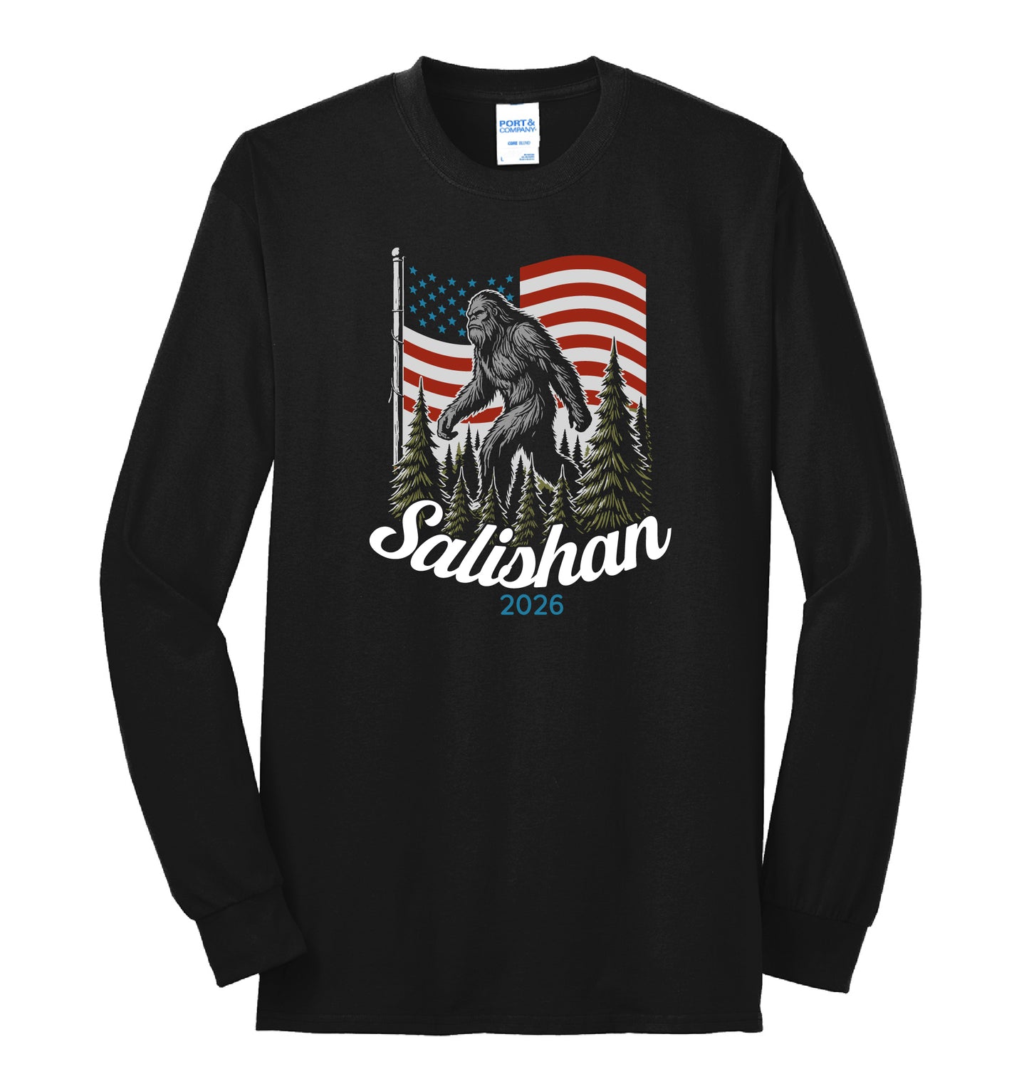 Salishan Bigfoot Youth or Adult Long Sleeve