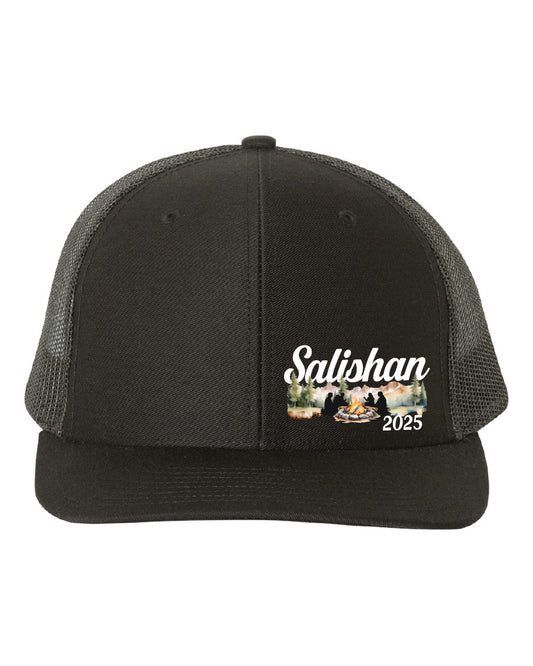 Salishan Watercolor Snapback Hat