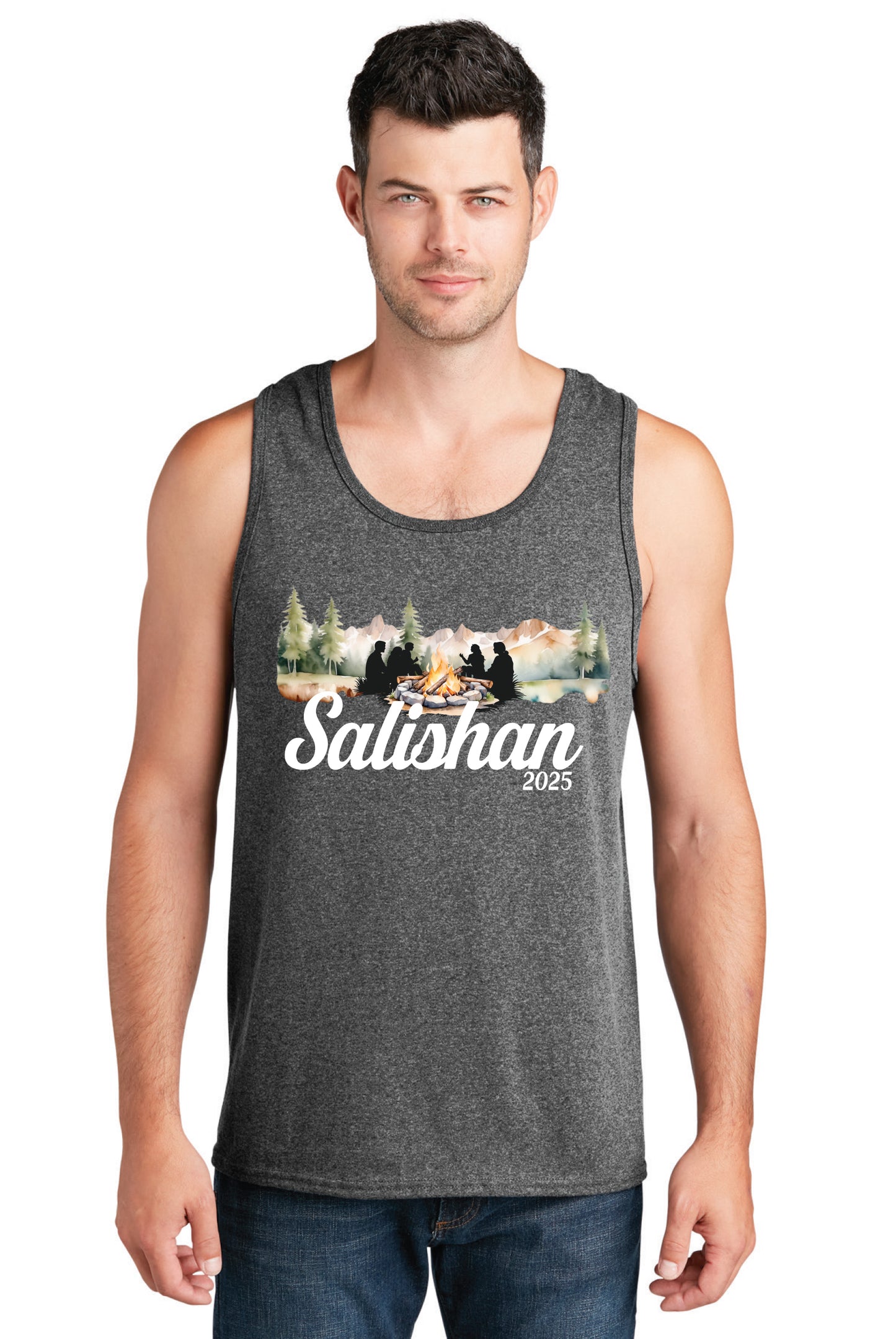 Salishan Watercolor Men's Tank Top
