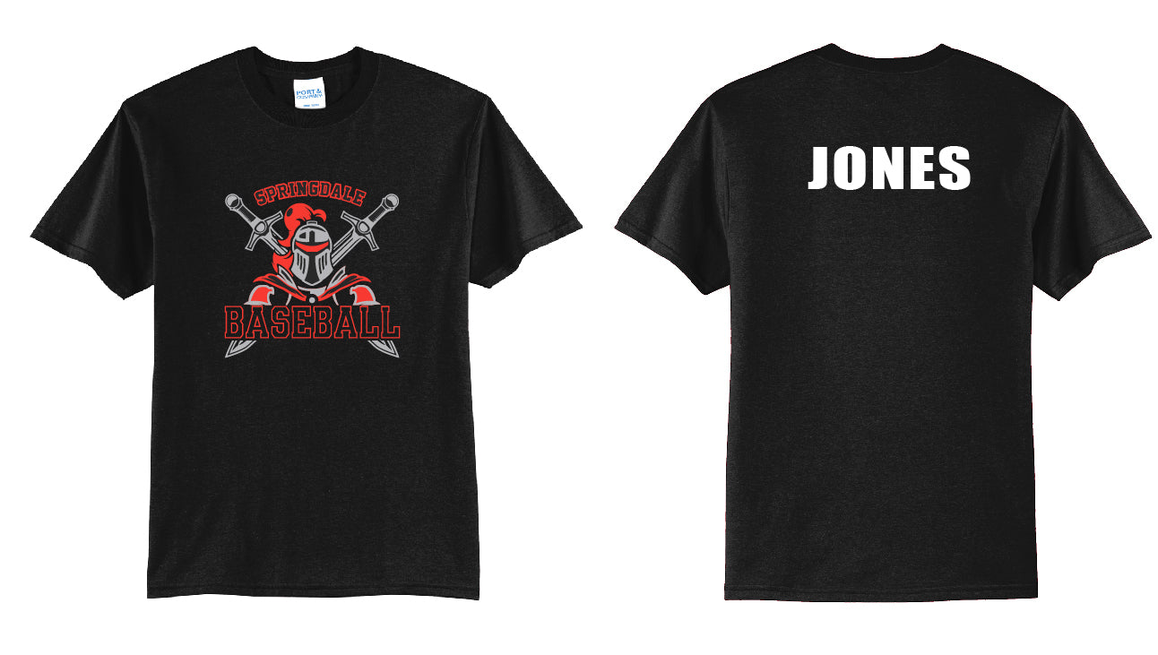 Springdale Baseball PERSONALIZED Youth OR Adult T-Shirt