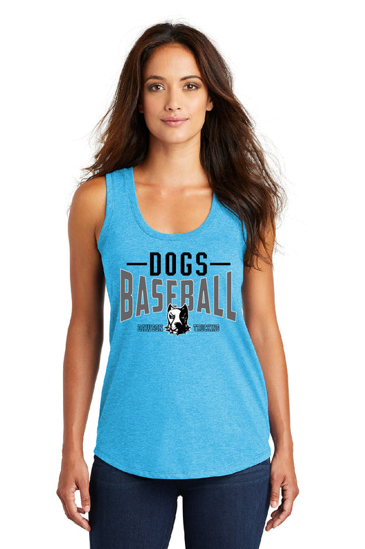 Dogs Baseball Tank Top