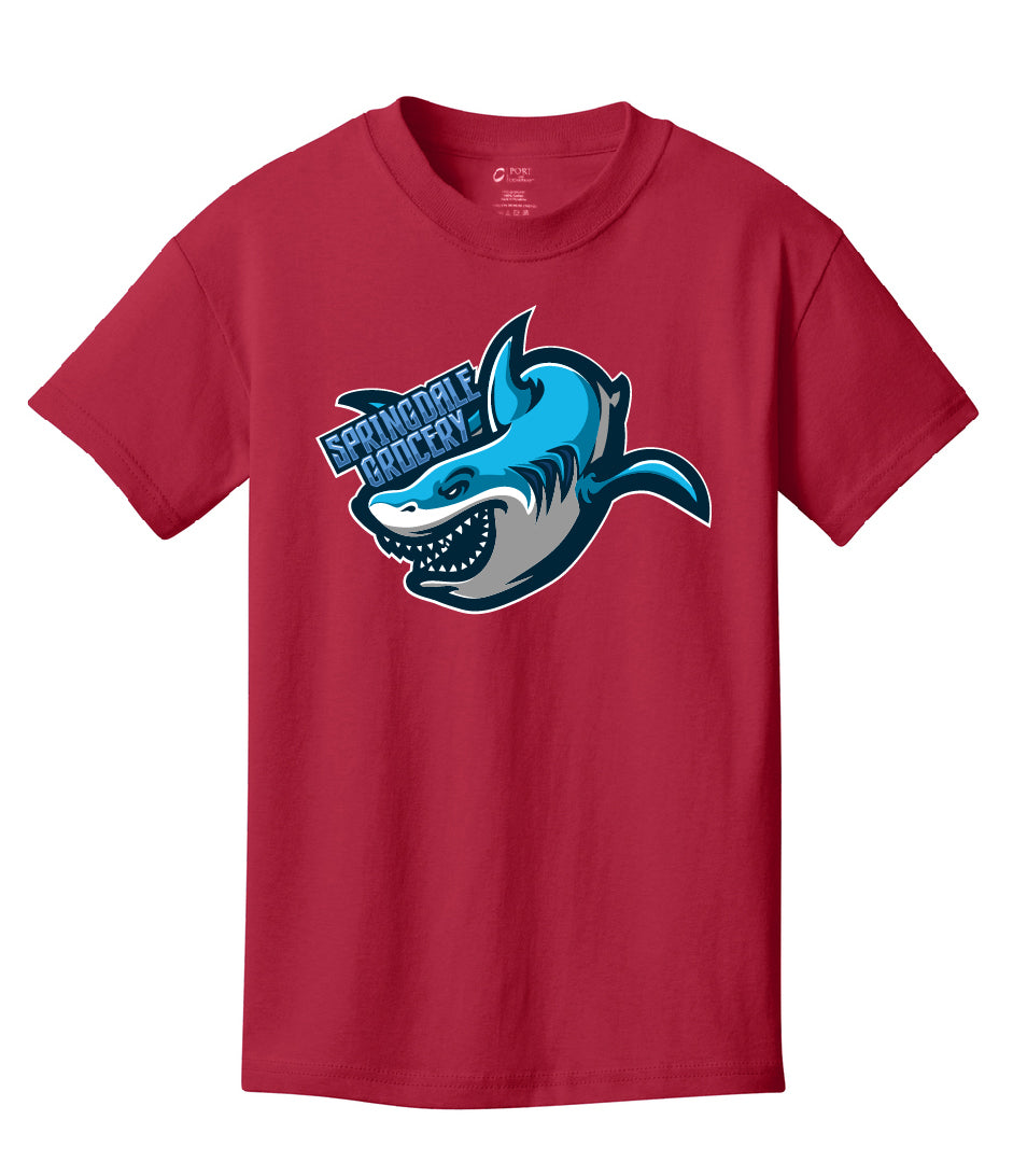 Springdale Grocery Sharks Youth or Adult T-Shirt