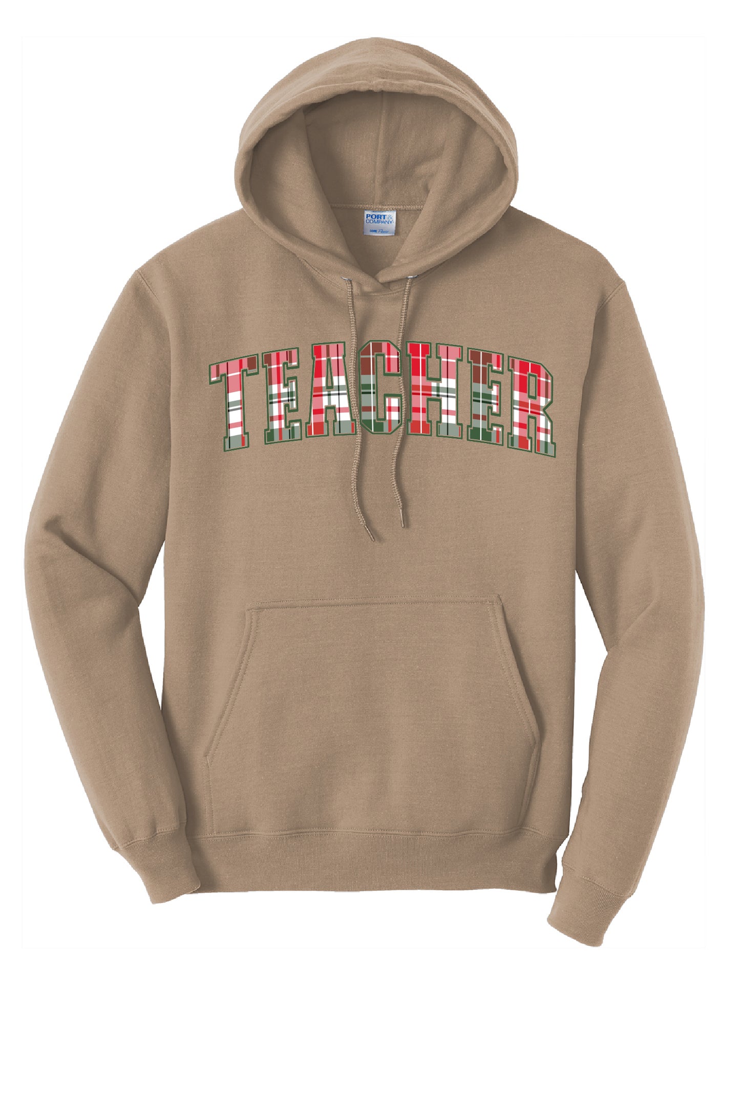 Teacher Plaid Hoodie